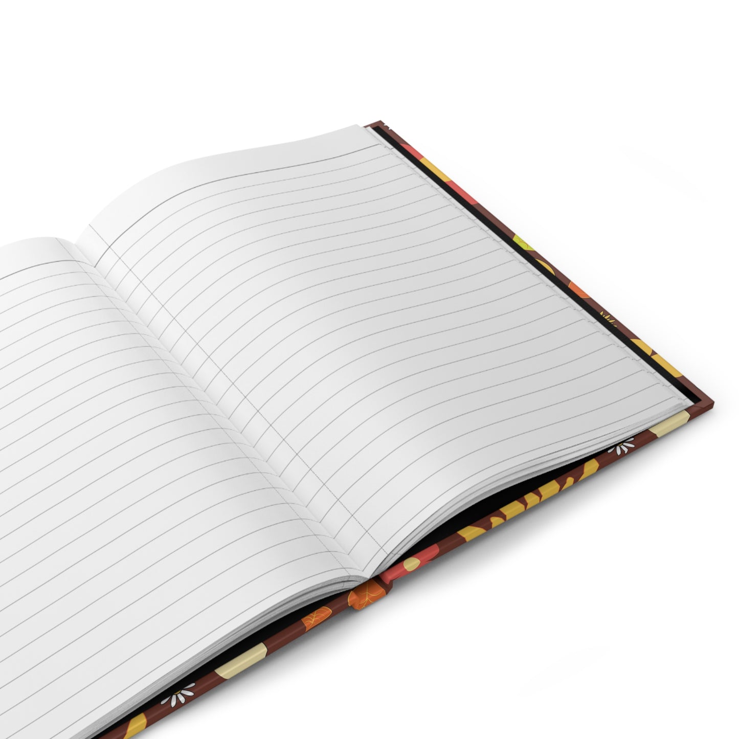70s All Pattern Design Hardcover Journal Matte | 70s Themed | 70s Notebooks | 5.75” x 8”, 150 lined pages (75 sheets)