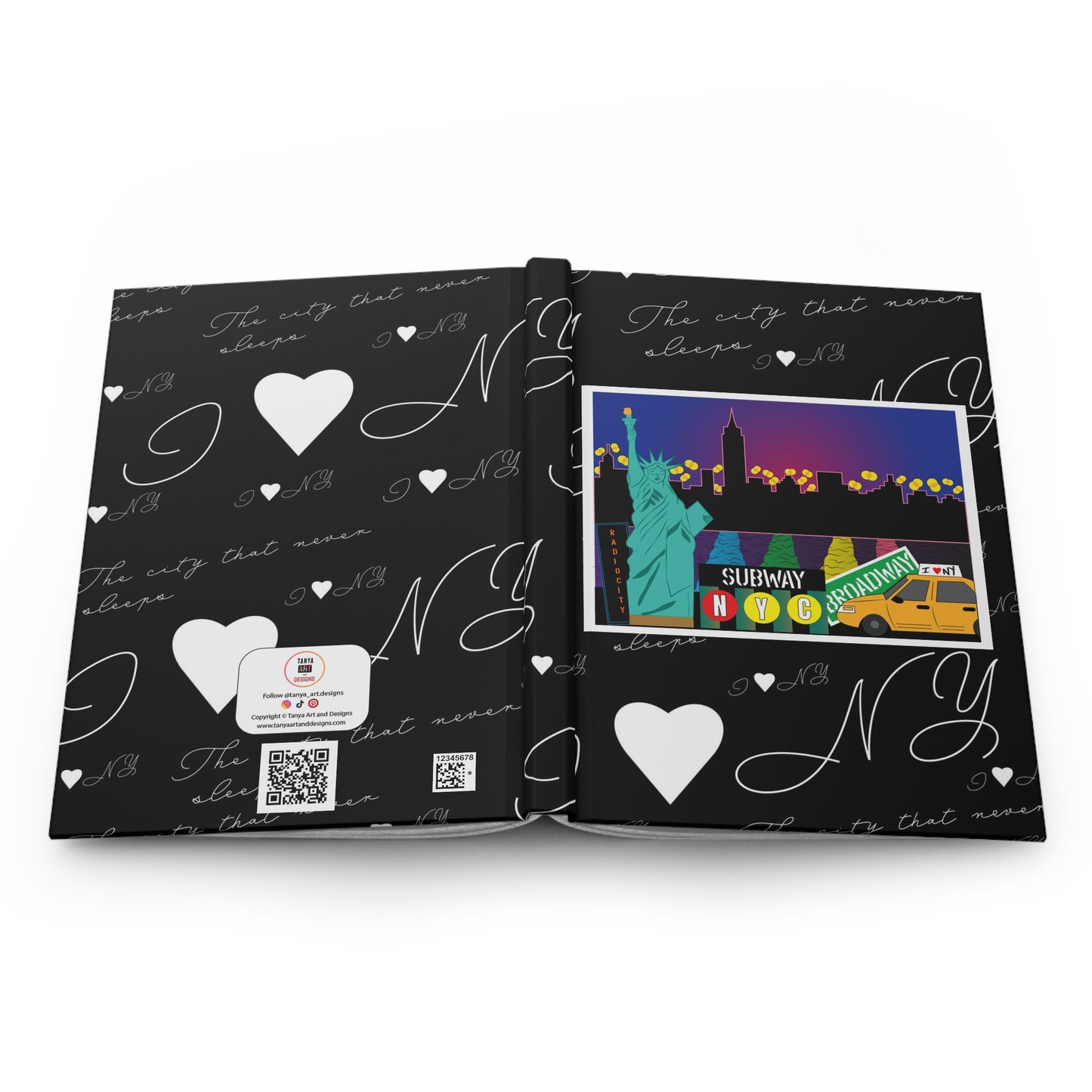 New York Dream Matte Hardcover Journal (75 sheets) 5.75 x 8 in.