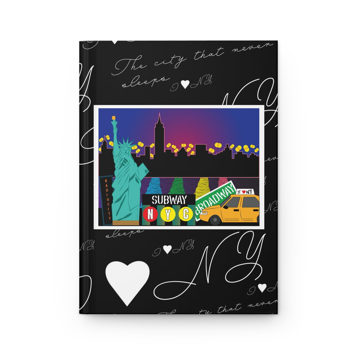 New York Dream Matte Hardcover Journal (75 sheets) 5.75 x 8 in.