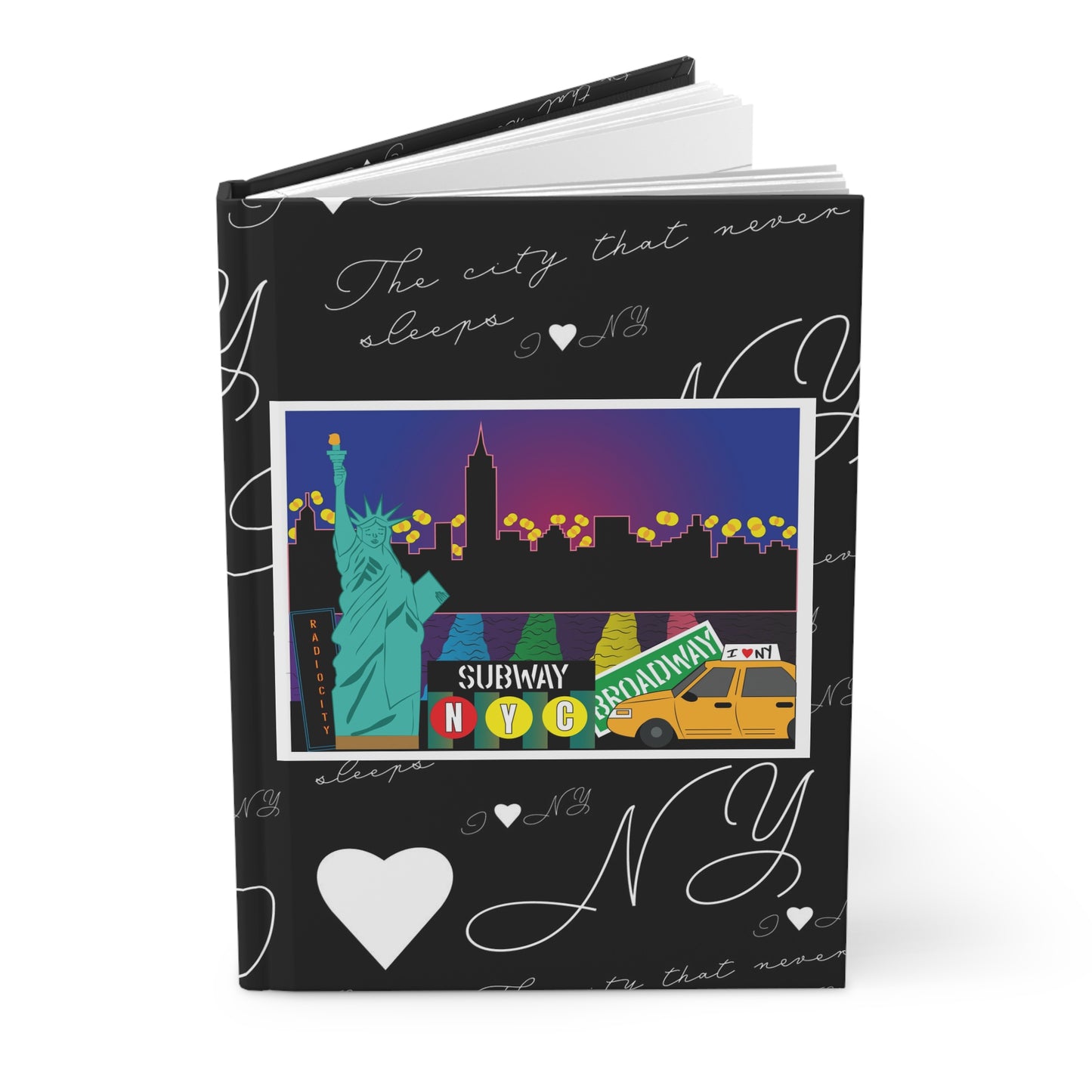 New York Dream Matte Hardcover Journal (75 sheets) 5.75 x 8 in.