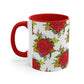 Beautiful Red Rose Mug, 11oz | The Perfect Valentine’s Gift for Coffee Lovers | Coffee Mugs | Mugs