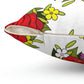 Red Rose Pattern Polyester Square Pillow | Valentine's Pillow, Gifts for her and him