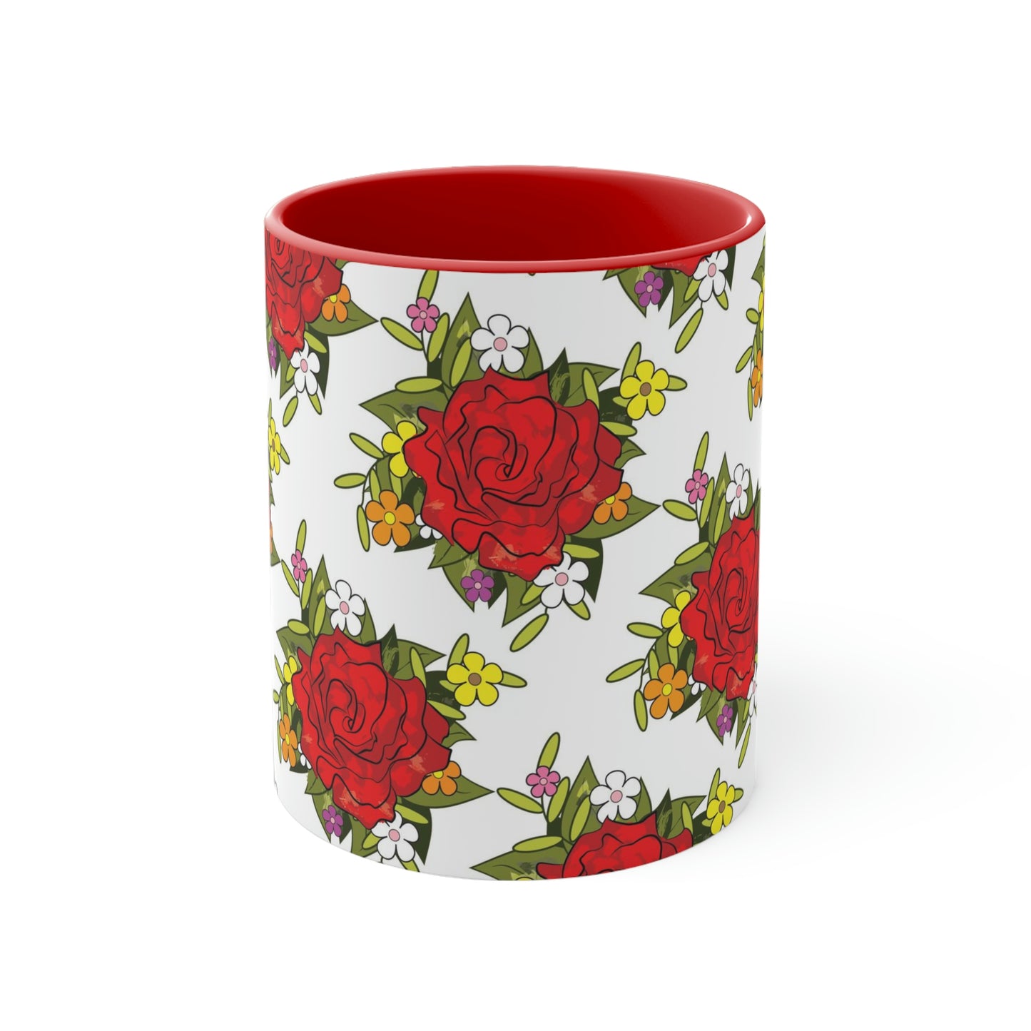 Beautiful Red Rose Mug, 11oz | The Perfect Valentine’s Gift for Coffee Lovers | Coffee Mugs | Mugs
